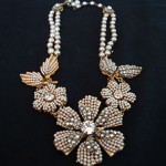vintage haskell pearl necklace