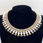 vintage hobe bib collar necklace