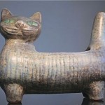 vintage lisa larson for gustavsberg pottery cat