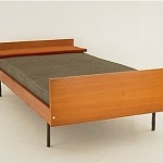 vintage mid-century bed