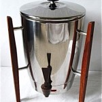 vintage mid-century coffee pot urn