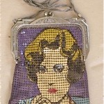 rare vintage marion davies whiting and davis mesh purse