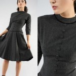 vintage 1940s lanz wool dress