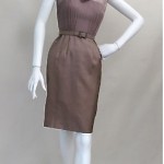 vintage 1960s silk dress with jacket