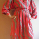 vintage 1980s balenciaga silk dress