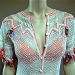 vintage crochet mexican wedding dress