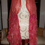 vintage paquin silk evening wrap coat