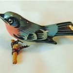 vintage takahashi bird pin