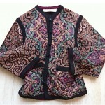 vintage ysl quilted cotton jacket