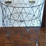 vintage 1960s allied wire collapsible laundry basket