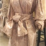 vintage 1950s christian dior gold brocade evening coat and hat