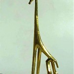 vintage 1950s frederick weinberg giraffe sculpture