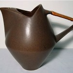 vintage 1950s hyalyn pottery jug