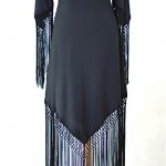 vintage 1960s jax fringed dress