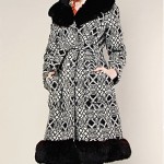 vintage 1960s tapestry fox coat