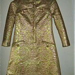 vintage 1960s valentino metallic mini dress