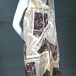 vintage 1969 tacoma news tribune paper dress