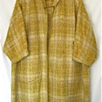 vintage cashin plaid cape coat