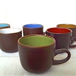 vintage edith heath ceramic mugs set