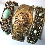 vintage ethnic bracelets lot
