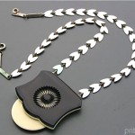 vintage jacob bengel machine age necklace