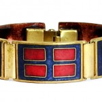 vintage 1960s scholz & lammel enamel bracelet