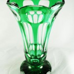 vintage 1930s wmf glass vase german
