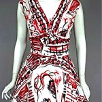 vintage 1950s hawaiian print dress