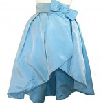 vintage 1950s satin party skirt