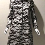 vintage 1960s galanos dress and vest set