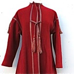 vintage 1970s nipon coature wool tassel coat