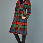 vintage 1970s plaid coat
