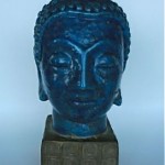 vintage bust of buddha