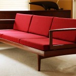 vintage danish teak sofa