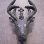 vintage deer door knocker
