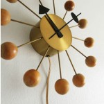 vintage george nelson ball clock by howard miller