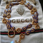 vintage gucci enamel belt