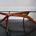 vintage mc sculptural danish wood table