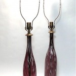 vintage murano glass lamps