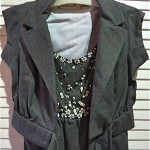 vintage pauline trigere beaded dress and jacket