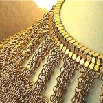 vintage whiting and davis chain mail choker 2
