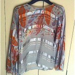 vintage zandra rhodes for jack mulqueen silk blouse