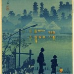 vintage 1930s hiroaki woodblock print