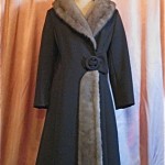 vintage 1960s forstmann wool and mink coat