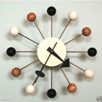 vintage 1960s george nelson ball clock