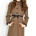 vintage 1960s mocha wool coat