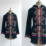 vintage 1970s hooded sweater