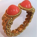 vintage 1970s kenneth jay lane coral revival bracelet
