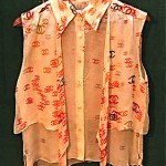 vintage 1980s chanel silk blouse