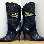 vintage 1980s leather boots